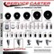 Service Caster 5'' Phenolic Wheel Swivel Top Plate Caster Set with 2 Posi Brakes, 4PK SCC-20S514-PHS-2-PLB-2 - alternate 3